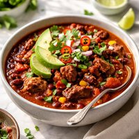 Caribbean Red Bean Chili with Pork