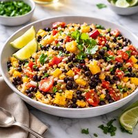 Caribbean Rice and Black Bean Salad