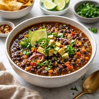 Caribbean Style Black Bean Soup