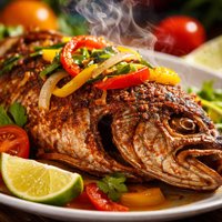 Caribbean Style Fried Fish