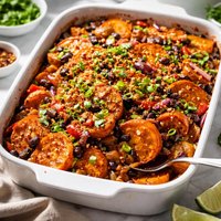 Caribbean Yam Sweet Potato Bake