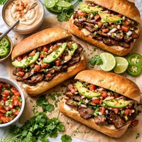 Carne Asada Sandwiches with Chipotle Mayonnaise