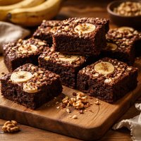 Carob Banana Brownies