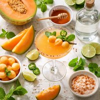 Carolina Cantaloupe Martini