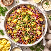 Carrot and Pineapple King Coleslaw