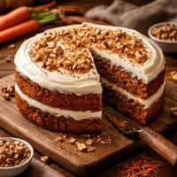 Carrot Cake with Cream Cheese Frosting Gluten Free