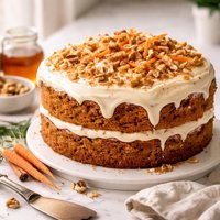 Carrot Cake with Maple Cream Cheese Icing