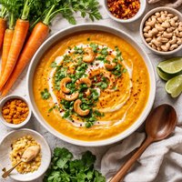 Carrot Cashew Curry Soup