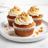 Carrot Cupcakes with Maple Cream Cheese Frosting