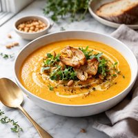 Carrot Potato and Jerusalem Artichoke Soup
