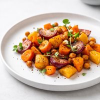 Carrot Squash Roasted Vegetable Medley