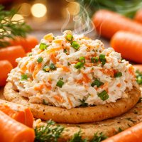 Carrots and Cream Cheese Cracker Dip