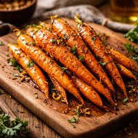 Carrots Glazed with Cumin and Orange