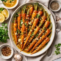 Carrots in Cumin Mustard Sauce