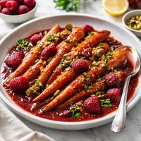 Carrots in Raspberry Chambord Sauce
