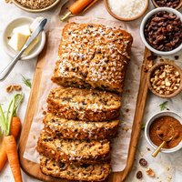 Carrots Raisins Coconut Bread