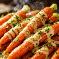 Carrots with Mustard Sauce