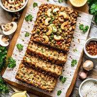 Cashew and Mushroom Loaf