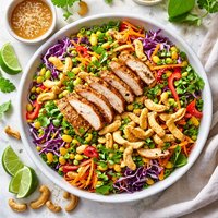 Cashew and Wonton Salad