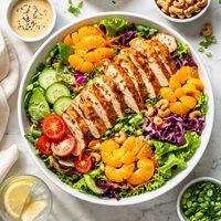 Cashew Chicken Salad with Mandarin Oranges