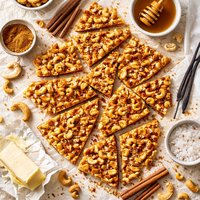 Cashew Cinnamon Brittle