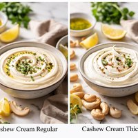 Cashew Cream Regular and Thick
