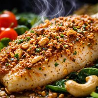 Cashew Encrusted Tilapia