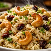 Cashew Raisin Rice Pilaf