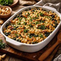 Cashew Spinach Chicken Casserole