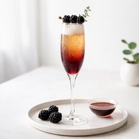 Cassis Champagne Cocktail