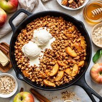 Cast Iron Cinnamon Apple Crisp