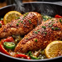 Cast Iron Skillet Cajun Chicken