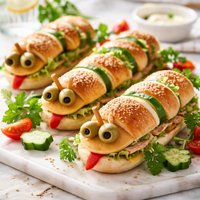 Caterpillar Sandwiches