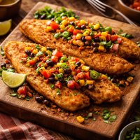 Catfish with Southwestern Relish