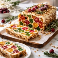 Cathedral Window Fruitcake