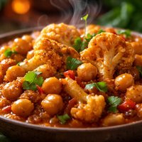 Cauliflower and Chickpea Curry