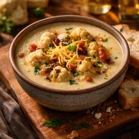 Cauliflower and Extra Old Soup