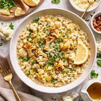 Cauliflower and Leek Risotto