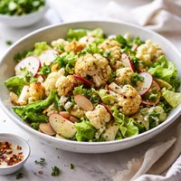 Cauliflower and Lettuce Salad