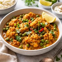 Cauliflower and Peas Curry