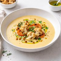 Cauliflower Carrot Soup or Broccoli