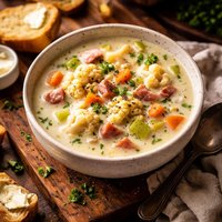 Cauliflower Ham Chowder