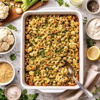 Cauliflower Leek Kugel