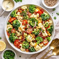 Cauliflower N Broccoli Salad