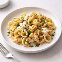 Cauliflower Pasta with Ricotta Cheese