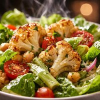 Cauliflower Romaine Salad