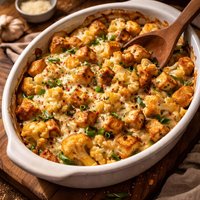 Cauliflower Tofu Casserole