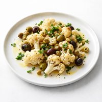 Cauliflower with Olives Capers and Parsley