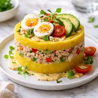 Causa Rellena De Atun Causa Stuffed with Tuna