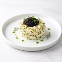 Caviar Egg Salad Appetizer